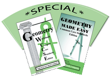 GEOMETRY (Common Core Standards Edition) COMBO PACK - **JANUARY 2020 EDITION**