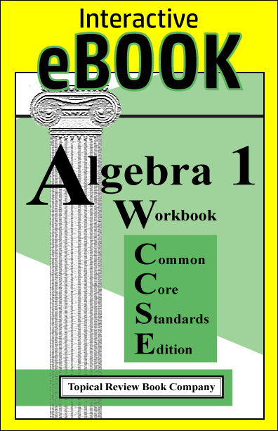 Algebra 1 Common Core Practice Tests For Sale | Topical Review Book ...