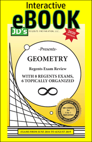 JD's Regents Preparation GEOMETRY Regents Exam Review eBOOK