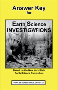 Answer Key for Earth Science Investigations - Lab Workbook (Hard Copy)
