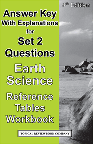 Earth Science Reference Tables Workbook (4th Edition) - Answer Key (Hard Copy)