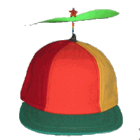 Propeller Beanie Hat with bill