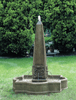 Palazzo Obelisk Fountain - Material : Cast Stone - Finish : Aged Limestone