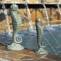 Seahorse Fountain - Material : Brass