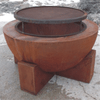 Round Fire Pit - Material : Mild Steel - Finish : Natural Rust