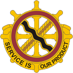 STICKER US ARMY UNIT 24TH TRANSPORT BATTALION