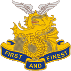 STICKER US ARMY UNIT 1ST TRANSPORT BATTALION