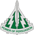 STICKER US ARMY UNIT 13TH PSYCHOLOGICAL BATTALION 4.5in.