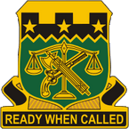 STICKER US ARMY UNIT 105TH POLICE BATTALION