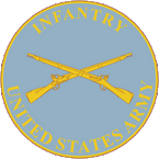 STICKER U.S. U.S. Army Infantry Branch Plaque