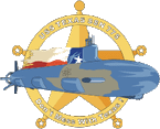 STICKER U.S. Navy USS Texas SSN 775 Submarine Emblem
