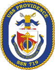 STICKER U.S. Navy USS Providence SSN-719 Submarine Emblem