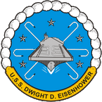STICKER U.S. Navy USS Dwight D. Eisenhower CVN-69 Supercarrier Emblem