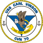 STICKER U.S. Navy USS Carl Vinson CVN-70 Supercarrier Emblem
