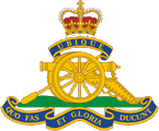 Royal Regiment of Canadian Artillery Badge Sticker