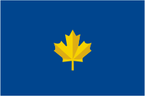 Canadian Navy Semi-Official Commodore Flag STICKER