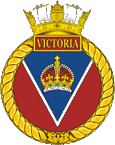 Canadian Navy HMCS Victoria (SSK 876) Submarine Badge STICKER