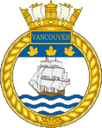 Canadian Navy HMCS Vancouver (FFH 331) Frigate Badge STICKER