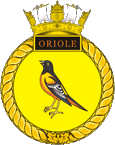 Canadian Navy HMCS Oriole (KC 480) Sail Training Vessel Badge Sticker