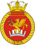 Canadian Navy HMCS Kingston (MM 700) Patrol Vessel Badge Sticker