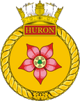 Canadian Navy HMCS Huron (DDG 281) Destroyer Badge Sticker
