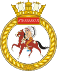 Canadian Navy HMCS Athabaskan (DDG 282) Destroyer Badge Sticker