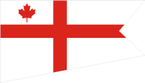 Canadian Navy Fleet Commander flag Sticker