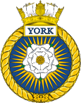 Canadian Naval Reserve HMCS York Badge Sticker
