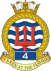 Canadian Navy 4th Maritime Operations Group Badge Sticker