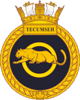 Canadian Naval Reserve HMCS Tecumseh (Canada) Badge Sticker