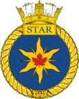 Canadian Naval Reserve HMCS Star Badge Sticker