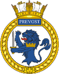 Canadian Naval Reserve HMCS Prevost Badge Sticker