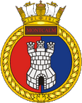 Canadian Naval Reserve HMCS Montcalm Badge Sticker