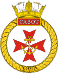 Canadian Naval Reserve HMCS Cabot Badge Sticker