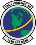 STICKER USAF184th Logistics Squadron Emblem