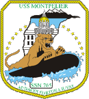 STICKER USN US NAVY SSN 765 USS Montpelier