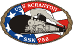 STICKER USN US NAVY SSN 756 USS Scranton