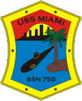STICKER USN US NAVY SSN 755 USS Miami