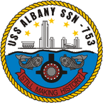 STICKER USN US NAVY SSN 753 USS Albany