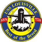 STICKER USN US NAVY SSN 724 USS Louisville