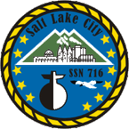 STICKER USN US NAVY SSN 716 USS SALT LAKE CITY