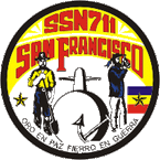 STICKER USN US NAVY SSN 711 USS SAN FRANCISCO