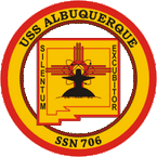 STICKER USN US NAVY SSN 706 USS Albuquerque