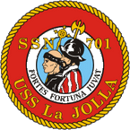 STICKER USN US NAVY SSN 701 USS La Jolla