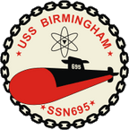 STICKER USN US NAVY SSN 695 USS Birmingham