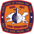 STICKER USN US NAVY SSN 691 USS Memphis