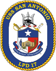 STICKER USN US NAVY LPD 17 USS SAN ANTONIO