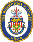STICKER USN US NAVY LHD 6 USS B RICHARD