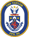 STICKER USN US NAVY FFG 50 USS TAYLOR