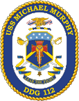 STICKER USN US NAVY DDG 112 USS M MURPHY